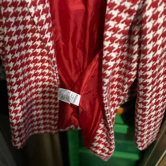 Missgiuded ladies suit jacket Red and White brand new - Picture 4 of 6